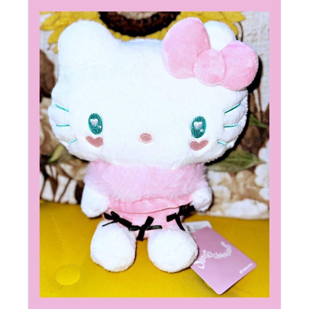 Nakajima Sanrio Characters Plush Toy Doll Mint Angel Sz S Hello Kitty 8"